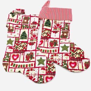 Two Handmade Holiday Stockings